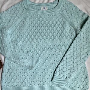 Aqua Old Navy sweater 💙💚